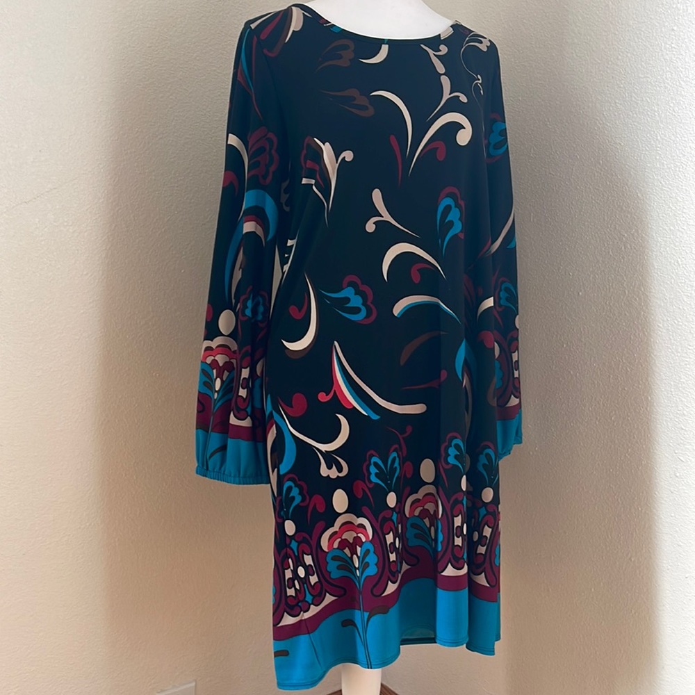 Cocomo Dress- long sleeve, light weight, just below the knee beloved dress
